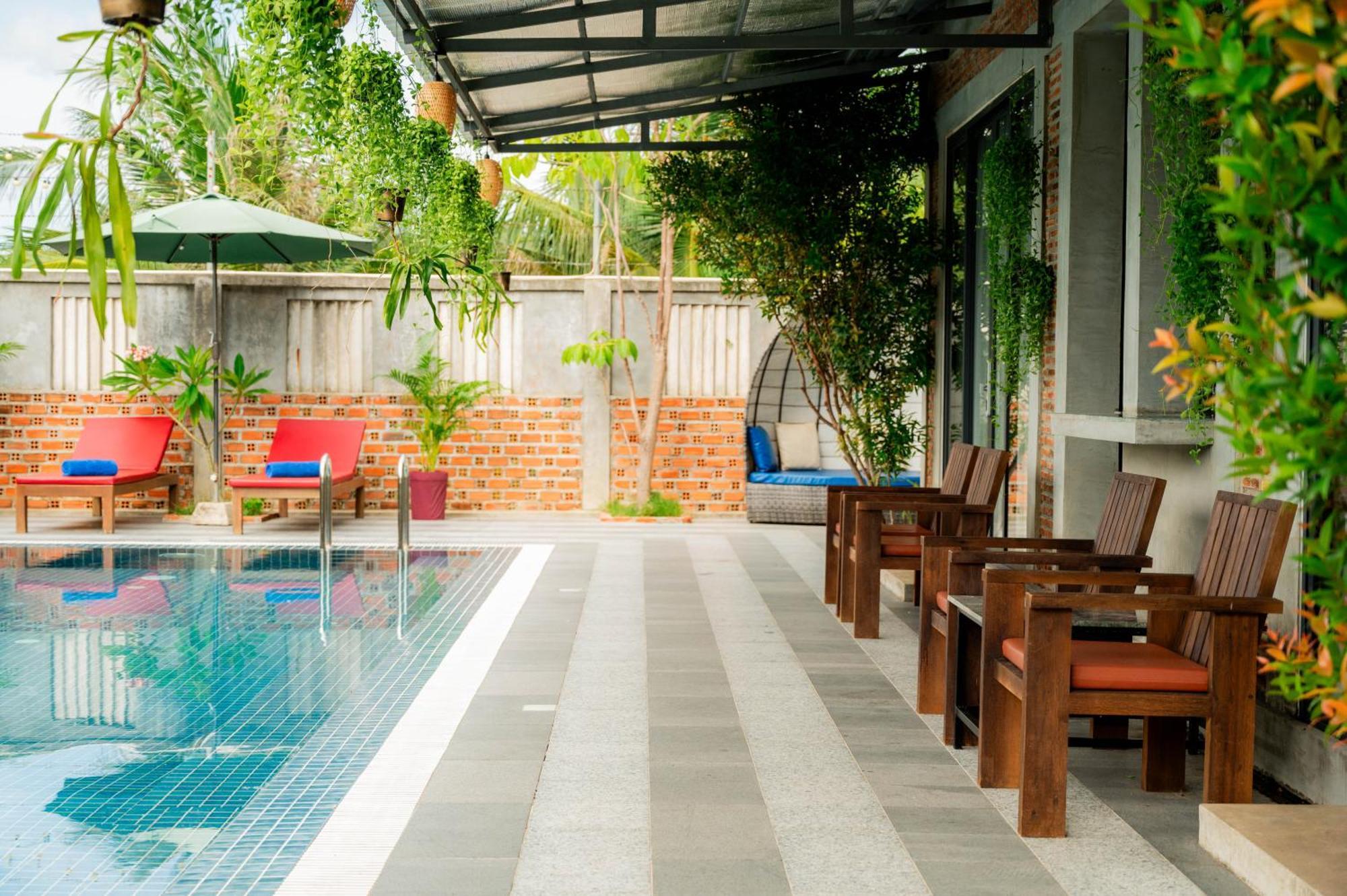 Kampot Sweet Boutique Hotel ภายนอก รูปภาพ